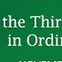 Monday Of The Thirty Third Week In Ordinary Time