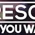 No Resolve What You Wanted HD Lyrics