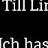 Till Lindemann Ich Hasse Kinder Lyrics