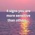 4 Signs You Re More Sensitive Than Others Psychologyfacts Shorts Facts