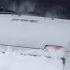 LADA NIVA IN DEEP SNOW IN KAPAN ARMENIA BAGHABURJ