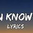 People You Know X Starboy Lyrics