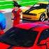 SPIDERMAN And Friends Epic Cars Racing Challenge At Raton Canyon SuperHero Hulk Goku Venom GTA 5