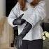 Black And White Classy Dressing Styles Leather Gloves Boots