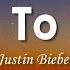 Justin Bieber Down To Earth Lyrics