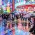 Tokyo Japan Rainy Night Walk In Shinjuku Autumn 2024 4K HDR