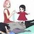 Sasuke Sakura Sarada Cute Uchiha Family 3 Sasuke Sakura Sarada Uchiha Naruto Edit
