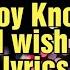 ROY KNOX I Wish NCS Release Lyrics