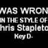 Chris Stapleton I Was Wrong Karaoke With Lyrics