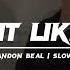 SLOWED Lyrics Brandon Beal Twerk It Like Miley