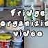 Satisfying Fridge Organizing And Restocking Videos ASMR Satisfying Tiktok Compilations