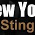 Englishman In New York LOWER KEY Sting Karaoke Version