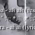 дара ай ай текст Dara Ai Ai Lyrics