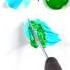 Watch Cyan And Ao Green Color Mixing Together Colormixing Satisfying