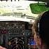 Beautiful Female Pilot Landing Her Boeing B737 700 Cockpit View GoPro