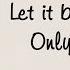 ROSÉ BLACKPINK Let It Be You I Only Look At Me Easy Lyrics