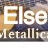 Metallica Nothing Else Matters TAB