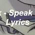 Linkin Park Speak Your Name Lyrics