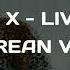 MONSTA X Livin It Up Korean Ver Easy Lyrics