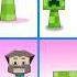 Sprunki Minecraft Movie Steve Creeper SYMBIOSIS Phases Sprunki Credits BananaPorridge Monyastudio