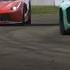 Battle Lamborghini Aventador SV Vs Ferrari LaFerrari Racing At Donington Park