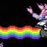 8D Aqua Cat Nyan Cat
