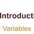 Excel VBA Introduction Part 8 Variables