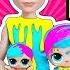 СЕМЕЙКА Кляксы Splatters Куклы ЛОЛ Сюрприз Мультик Hairgoals MAKEOVER LOL Families Surprise Dolls