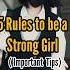 5 Rules To Become A Strong Girl Fypシ Girlmotivation Motivation Girl Starbean