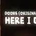 DOORS ORIGINAL SOUNDTRACK VOL 1 Here I Come