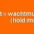 Joost Wachtmuziek English Dutch Lyrics