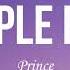 Prince Purple Rain Lyrics