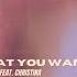 Do What You Want Feat Christina