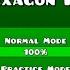 Geometry Dash Level 16 Hexagon Force 100