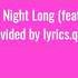 Thuy All Night Long Feat Lil Kev Lyrics