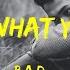 Tell Me What You Want R A D Lyrics