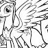 My Little Pony Coloring Pages Fluttershy Pinkie Pie Rarity Twilight Sparkle Rainbow Dash