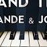 Ariana Grande John Legend Beauty And The Beast Karaoke Instrumental Piano Version
