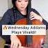 Wednesday Addams Plays Vivaldi Winter On Cello