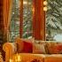 Beautiful Christmas Music With Fireplace Relaxing Holiday Ambiance In Cozy Cabin 4K UHD