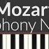Mozart Symphony No 40 EASY Piano Tutorial