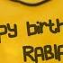 RABIA Name Birthday Video