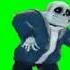 Sans Fortnite Default Dance Green Screen Version 1