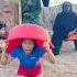 2 Ferocious Gorilla Monsters Attack 3 Beautiful Brave Girls And A Poor Old Man Screaming For Help
