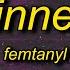 Femtanyl DINNER Lyrics