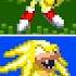 Golden Super Tails Knuckles Sonic 3 A I R Mods Sonic Shorts