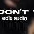 Look Don T Touch Edit Audio Douwantbeans