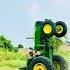 John Deere Tractor Stunt Shorts Tractor