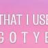 Gotye Somebody That I Used To Know Tiktok Remix Sped Up Version Lyrics