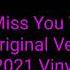 C V P Miss You Tonight 12 Original Version 2021 Vinyl Italo Disco